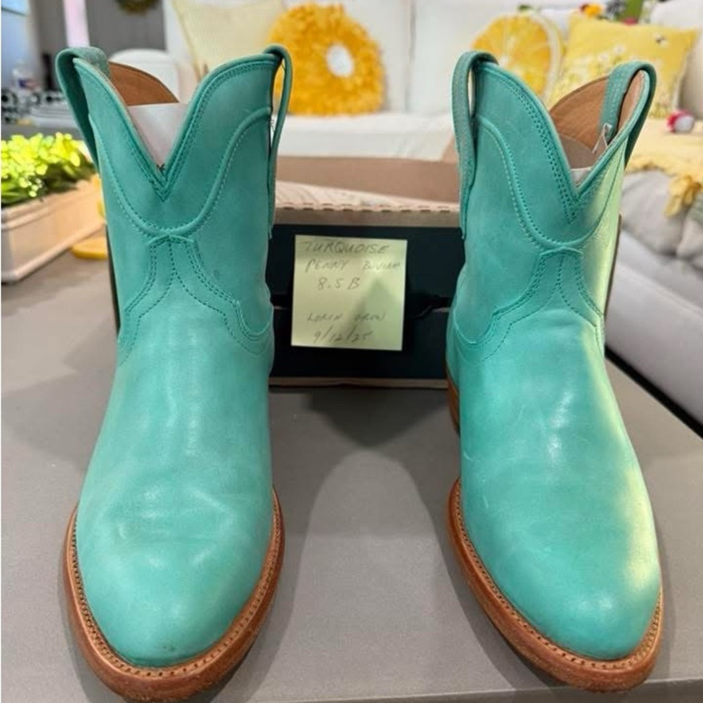 Tecovas Turquoise Penny size 8.5 - Picture 2 of 8